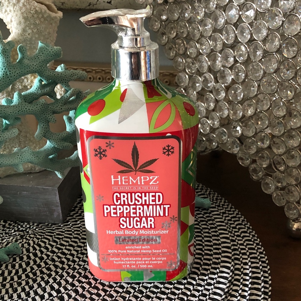 NWOT Hempz Crushed Peppermint Sugar Herbal Body Moisturizer